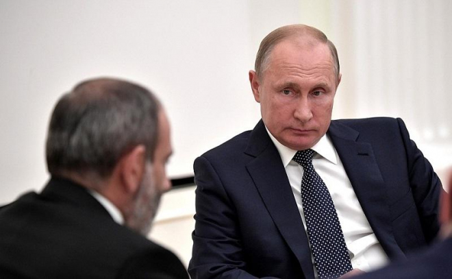  Putin TŞ üzvlərinə Paşinyanla görüşündən danışdı  