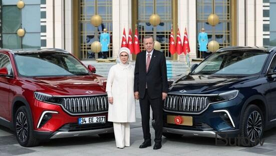 60 illik arzu: Ərdoğan "Togg"un ilk sahibi oldu - Foto  