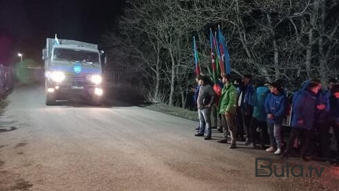  Laçın yolundan sülhməramlıların 120-yə yaxın avtomobili keçdi  
