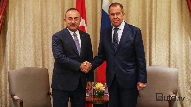 Çavuşoğlu ilə Lavrov arasında görüş başladı  
