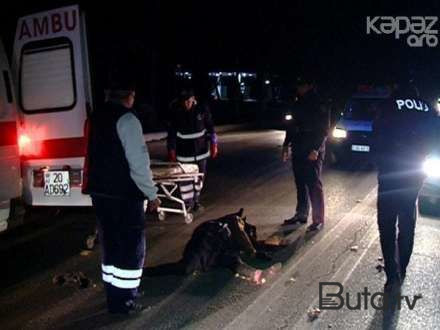  Yolu keçmək istəyən 3 nəfəri maşın vurdu  