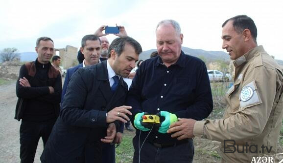  Bləkmən Ağdam səfərindən yazdı: Minalarla bağlı xəritə…  