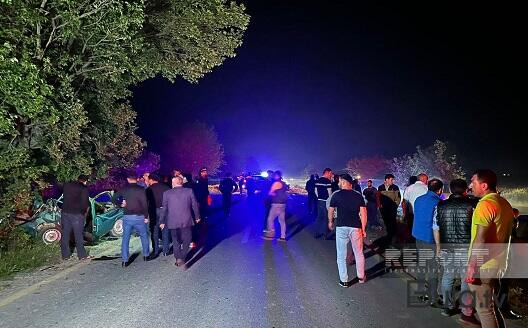  Ağdamda dəhşətli qəza: 3 ölü... - Foto  