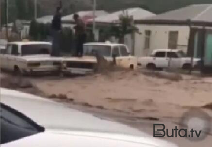  Şəkini sel basdı - Video  