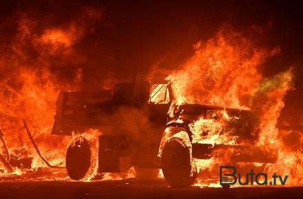  Kaliforniyada güclü meşə yanğını - Video  