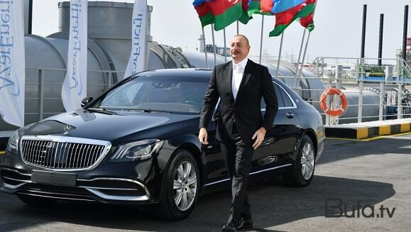  İlham Əliyev Bərdəyə getdi  