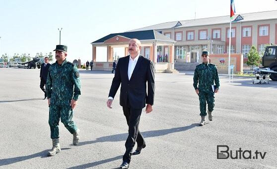  Prezident “Qazax” Əlahiddə Sərhəd Diviziyasında - Foto  