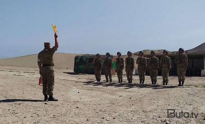  Kursantlar düşərgə toplanışında... - Video  