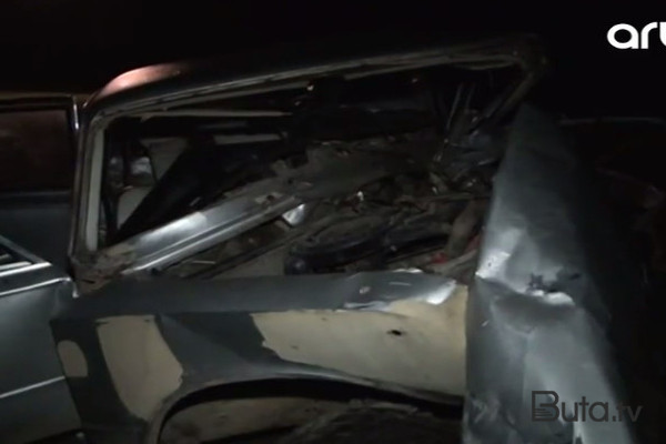  Füzulidə dəhşətli qəza: iki nəfər öldü - Video  