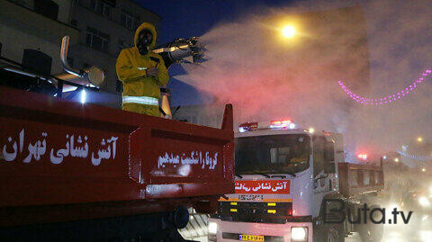  Tehranda dəhşətli yanğın: Onlarla mağaza yandı  