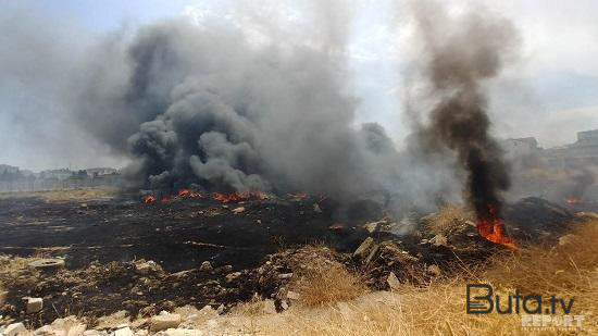  Qəbələdə dağlıq ərazidəki yanğın söndürüldü  