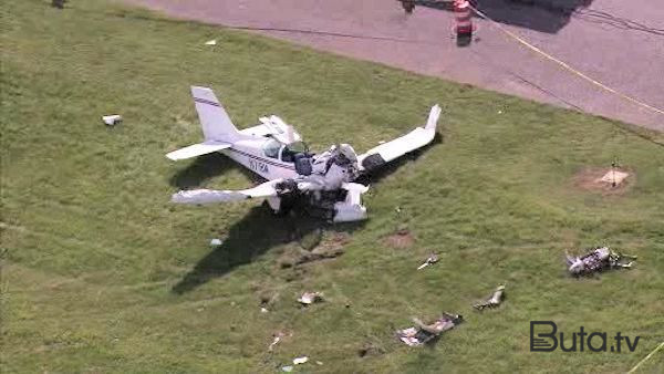  Britaniyada iki təyyarə toqquşdu: pilot öldü  