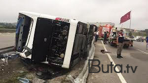  Türkiyədə avtobus aşdı, 15 nəfər yaralandı  