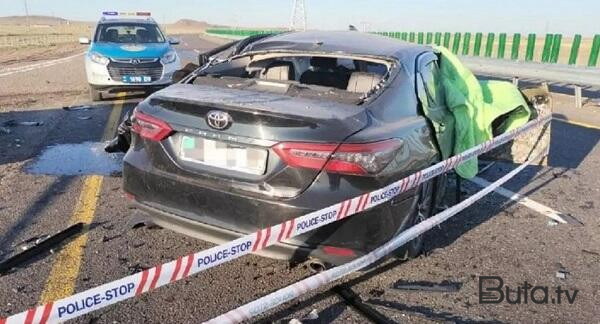  Qazaxıstanda ağır qəza: 9 nəfər öldü - Video  