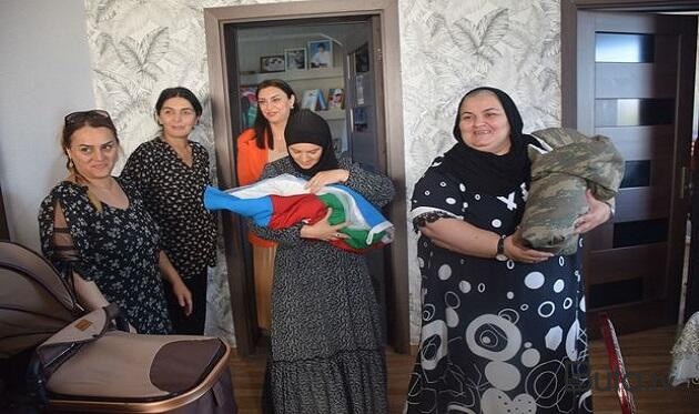  Şəhidimizin əkiz bacı-qardaşı dünyaya gəldi - Foto  