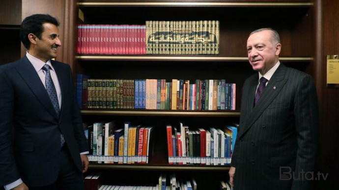  Ərdoğan Qətər Əmiri ilə görüşdü  