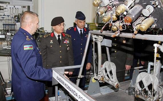 Türk general Heydər Əliyev adına Hərbi İnstitutda - Foto  