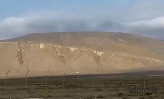  Zəlzələdən sonra Səngəçalda qala divarları üzə çıxdı - Video  