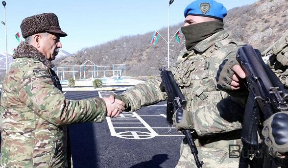  Zakir Həsənov Qarabağda hərbçilərlə görüşdü - Video  