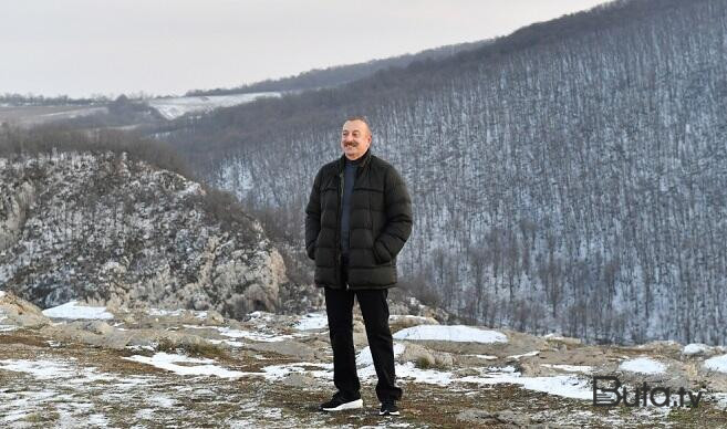  İlham Əliyev Turşsu bulağında...  