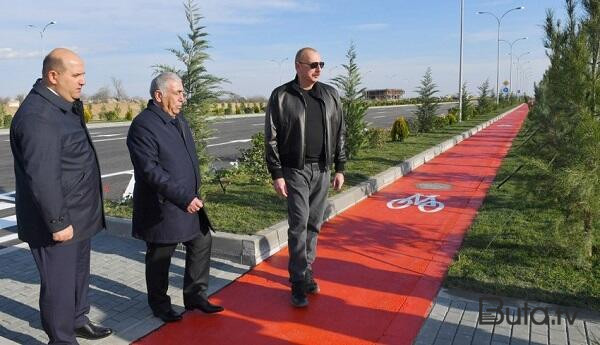  İlham Əliyev Ağdamda aparılan işlərlə tanış oldu  