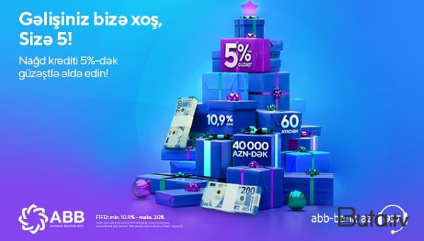  ABB-dən Yeni ilə özəl endirimli kreditlər!  