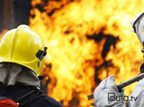  Bakı-Quba-Rusiya yolunun kənarında yanğın başladı - Video  