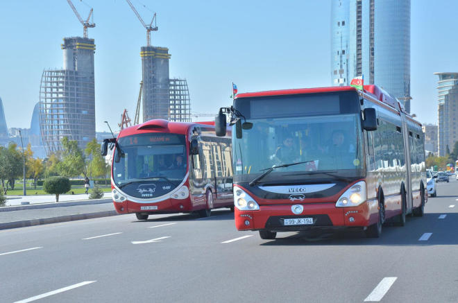  Bakıda 5 avtobusun hərəkət sxemi dəyişdirildi  