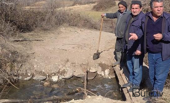  İki rayonu birləşdirən və oğurlanan körpü bu imiş... - Foto  