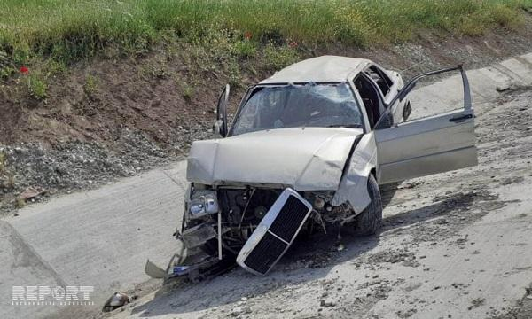  Ağcabədidə ağır qəza: 1 ölü, 3 yaralı  