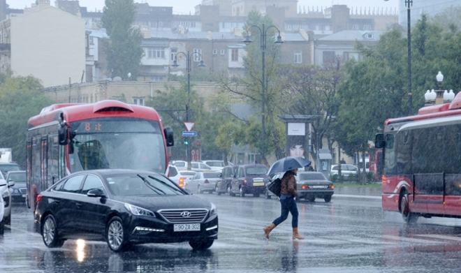  Sabah Bakıya yağış yağacaq  