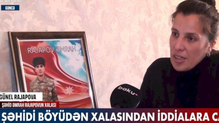  Şəhidin xalasından iddialara cavab: “Anası körpəsini qoyaraq Türkiyəyə getdi” - VİDEO 