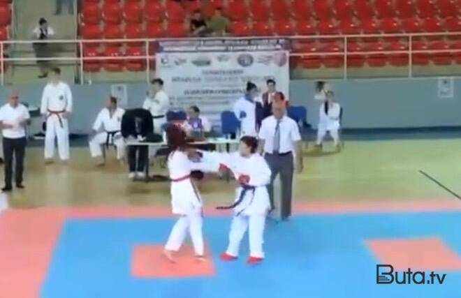  İdmançımızı vuran erməni yarışdan qovuldu - Video  