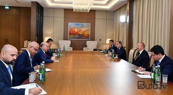  İlham Əliyev İraqın XİN başçısını qəbul etdi  