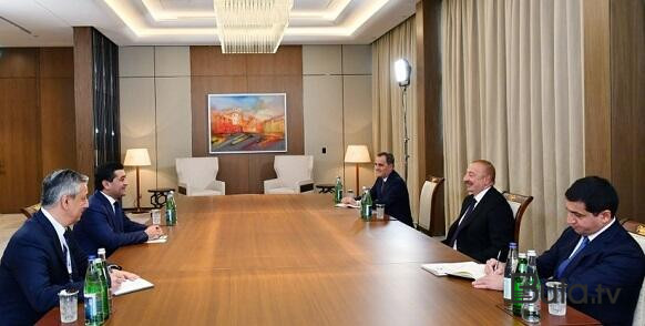  Prezident Özbəkistan XİN başçısını qəbul etdi  