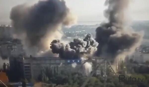  Ukrayna ordusu rusların anbarını məhv etdi  