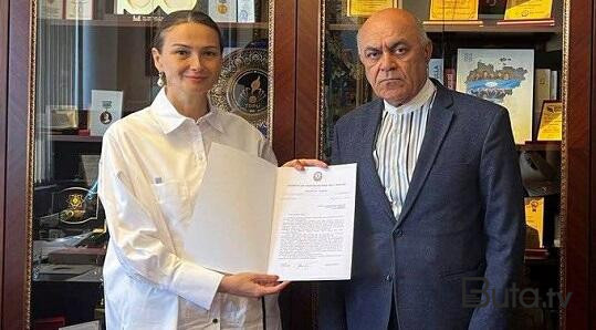  Paşayeva Vidadi Həsənovla görüşdü – Foto  