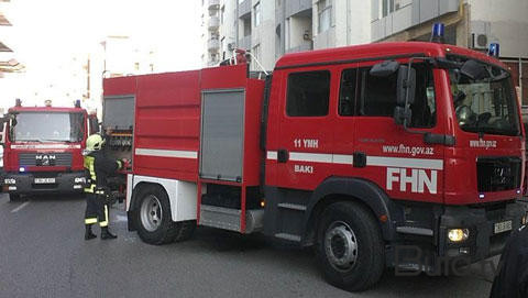  Bakıda yanğın: ölən var  