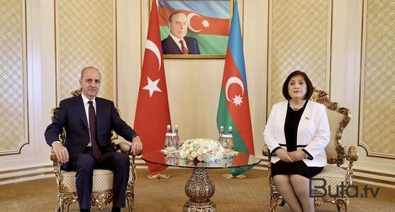  TBMM sədri Sahibə Qafarova ilə görüşdü  