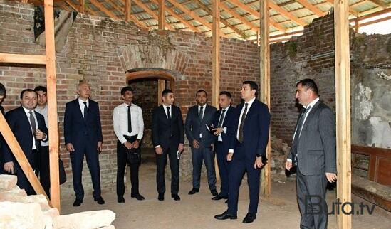  Nazir üstü şiferlə örtülən qalaya baxış keçirdi - Foto  