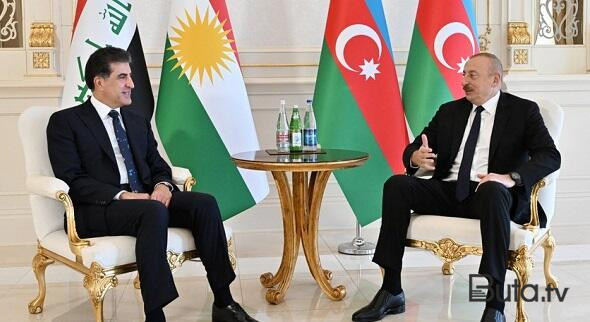  İlham Əliyev Bərzani ilə təkbətək görüşdü  