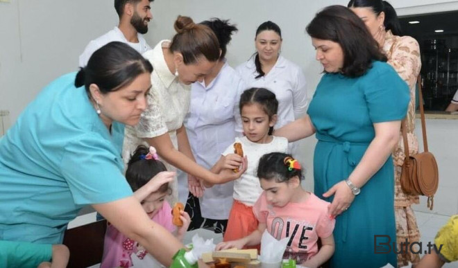  Paşayeva uşaq evini ziyarət etdi - Foto  