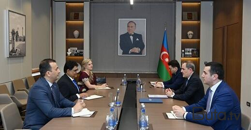  Ceyhun Bayramov BMT rəsmisi ilə görüşdü  