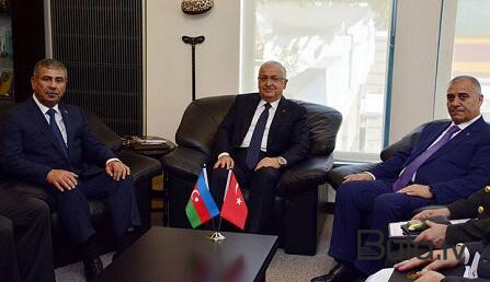  Zakir Həsənov türkiyəli həmkarı ilə görüşdü - Foto  