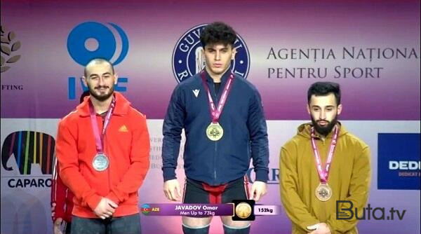  İdmançımız Avropada birinci oldu  