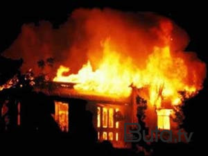  Qusarda ev yandı  