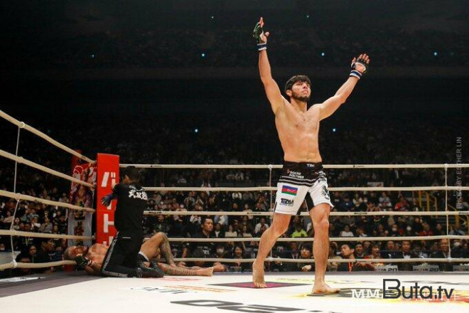  Tofiq Musayev yapon döyüşçünü nokaut etdi - Video  