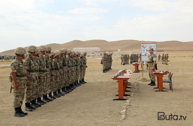  Kursantlar düşərgə toplanışına cəlb olundu - Video  