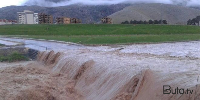 Muğanda sel onlarla kəndə ciddi zərər vurdu  