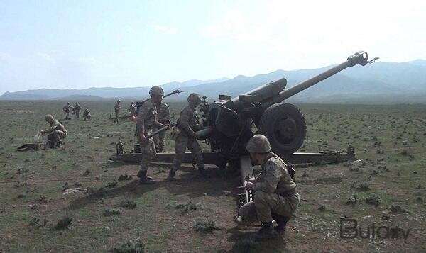  Artilleriya rəislərinin təlimindən görüntülər  